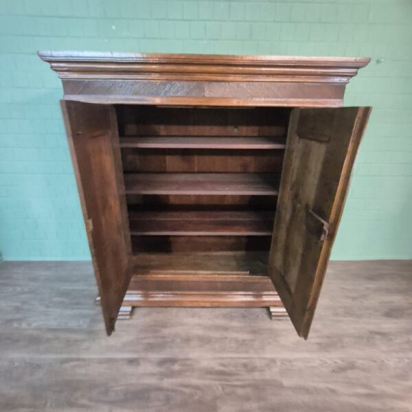 Wardrobe Biedermeier 1830 Oak - Image 14