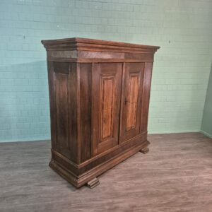 Wardrobe Biedermeier 1830 Oak