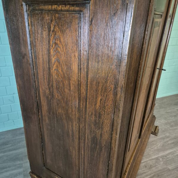 Wardrobe Biedermeier 1830 Oak - Image 6