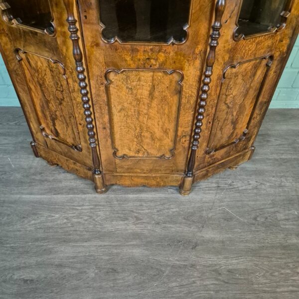 Corner Cabinet Biedermeier 1850 Walnut - Image 10