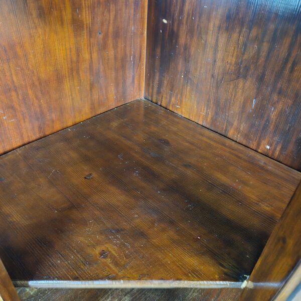 Corner Cabinet Biedermeier 1850 Walnut - Image 15
