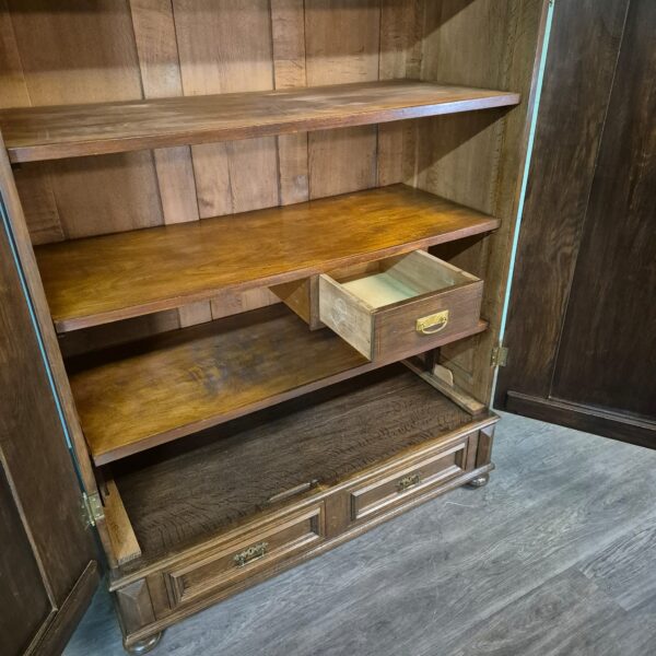 Wardrobe Gründerzeit 1890 Oak - Image 15