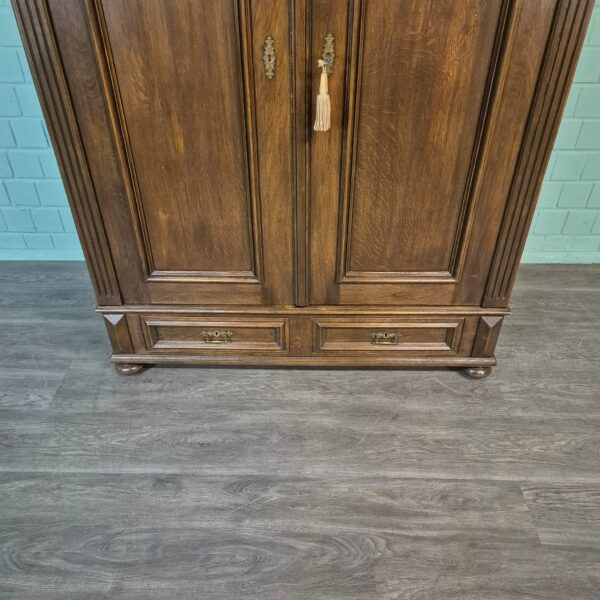Wardrobe Gründerzeit 1890 Oak - Image 6