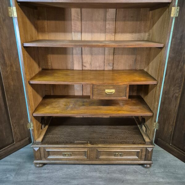 Wardrobe Gründerzeit 1890 Oak - Image 14