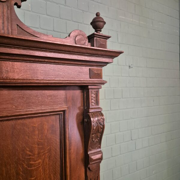 Wardrobe Gründerzeit 1890 Oak - Image 9