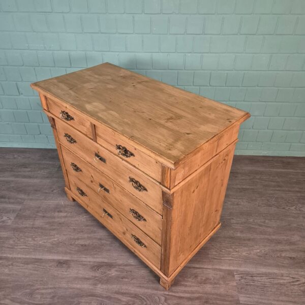 Chest of Drawers Jugendstil 1910 Pine - Image 4