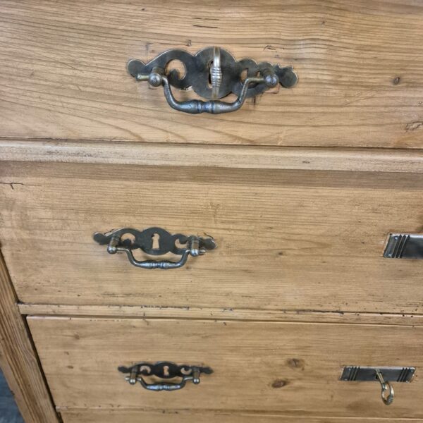 Chest of Drawers Jugendstil 1910 Pine - Image 5