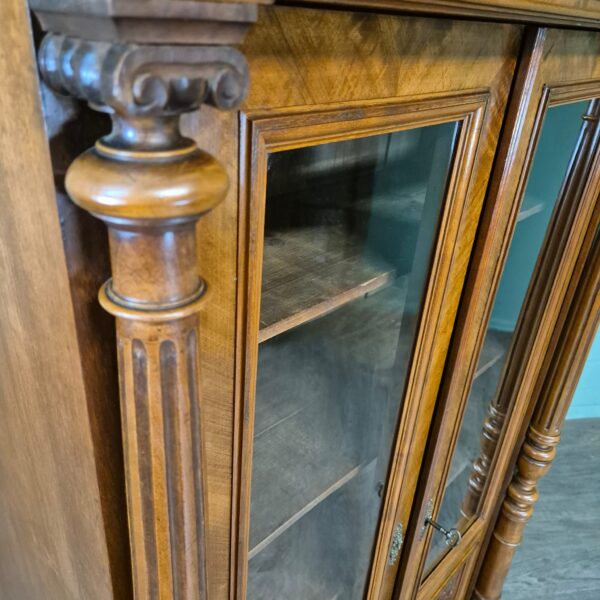 Bookcase Gründerzeit 1880 Walnut - Image 7