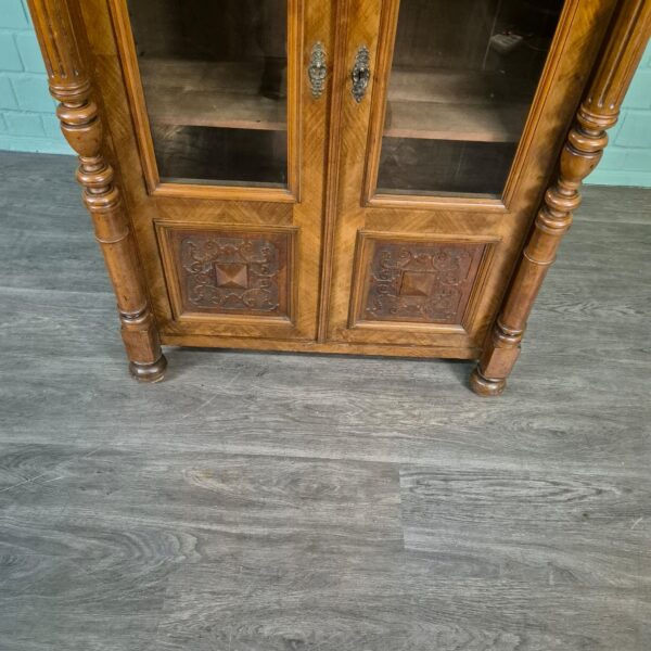 Bookcase Gründerzeit 1880 Walnut - Image 8