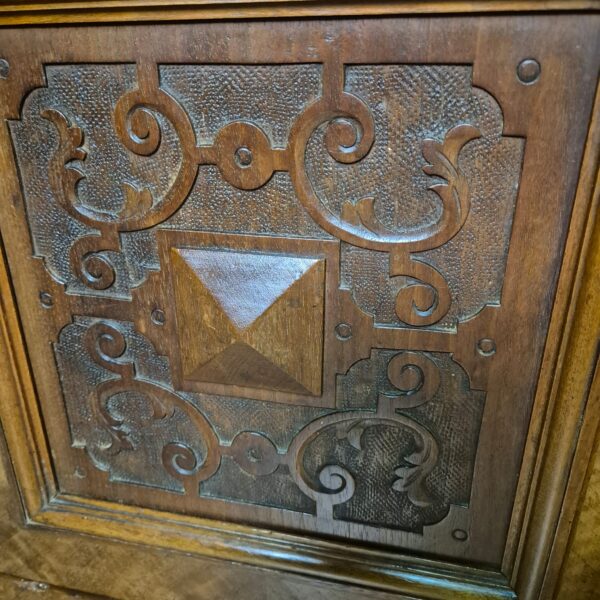 Bookcase Gründerzeit 1880 Walnut - Image 9
