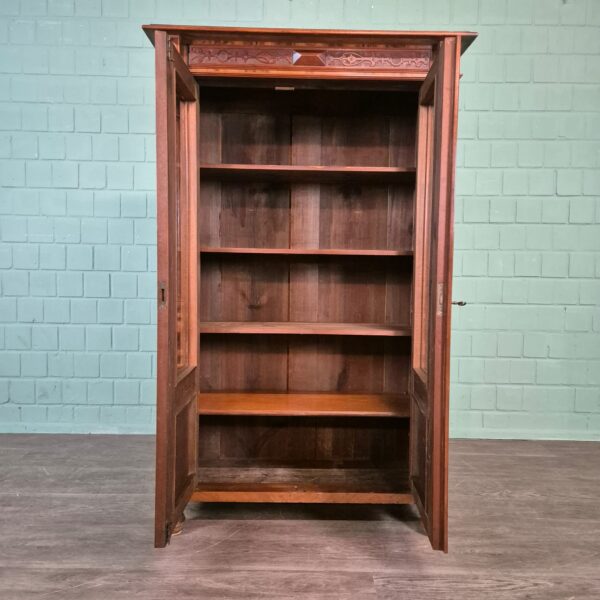 Bookcase Gründerzeit 1880 Walnut - Image 11