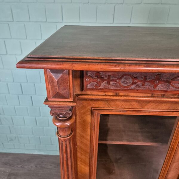 Bookcase Gründerzeit 1880 Walnut - Image 6