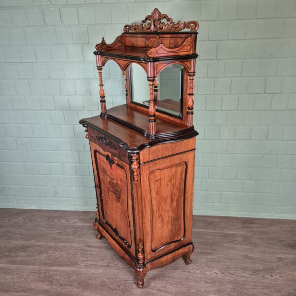 Cabinet Biedermeier 1860 Mahogany - Image 5