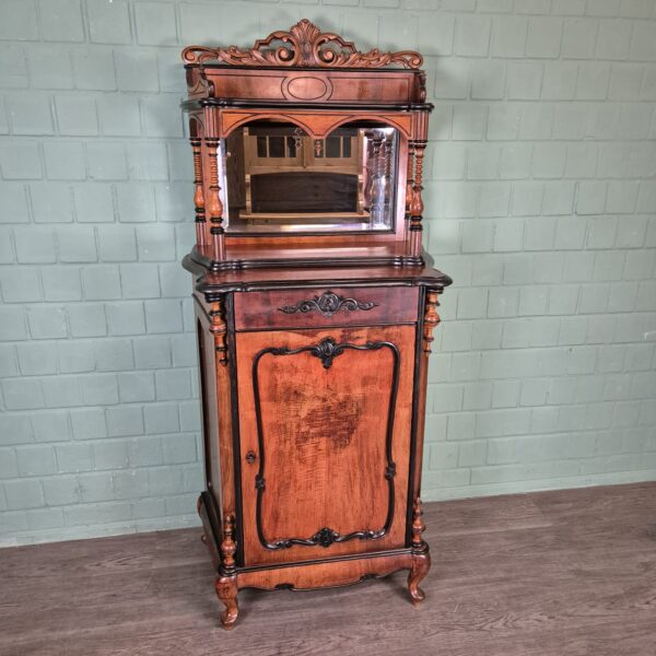 Cabinet Biedermeier 1860 Mahogany - Image 3