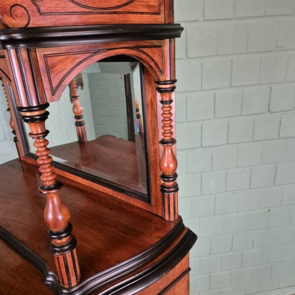 Cabinet Biedermeier 1860 Mahogany - Image 8