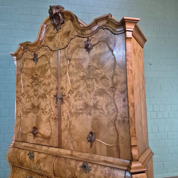 Cabinet Baroque 1800 Walnut - Image 12