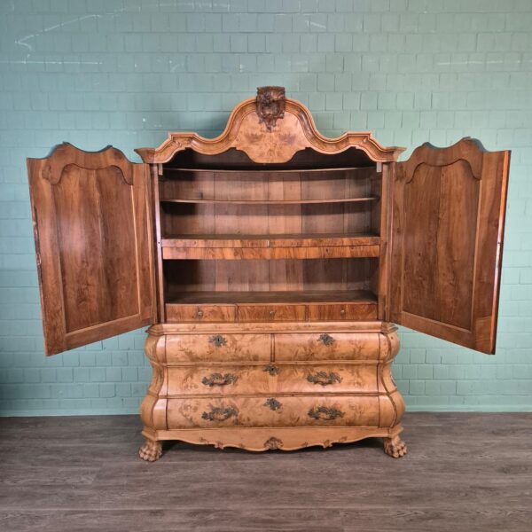 Cabinet Baroque 1800 Walnut - Image 17