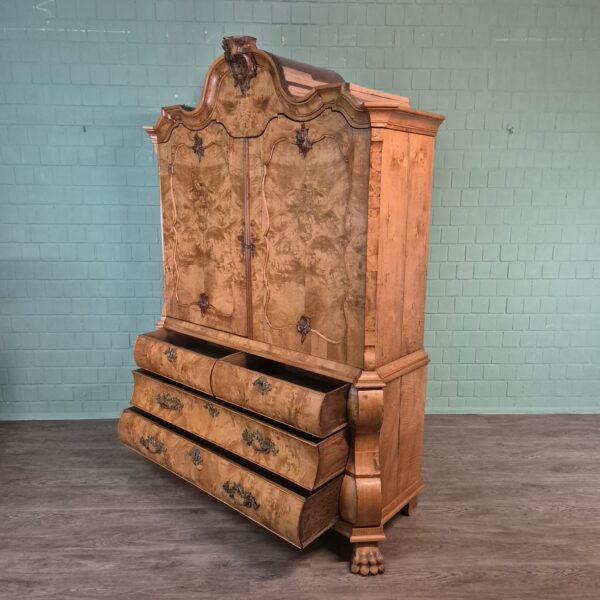 Cabinet Baroque 1800 Walnut - Image 24