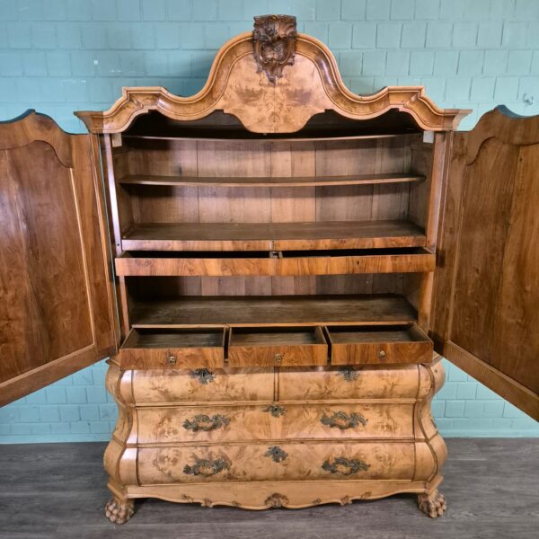 Cabinet Baroque 1800 Walnut - Image 18