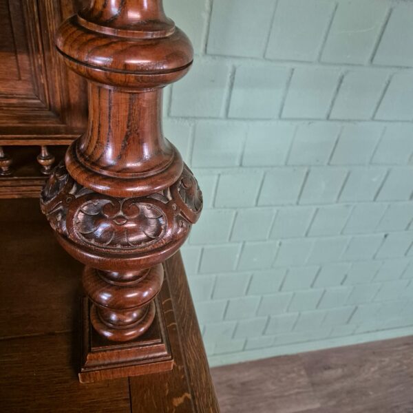 Cabinet Gründerzeit 1880 Oak - Image 11