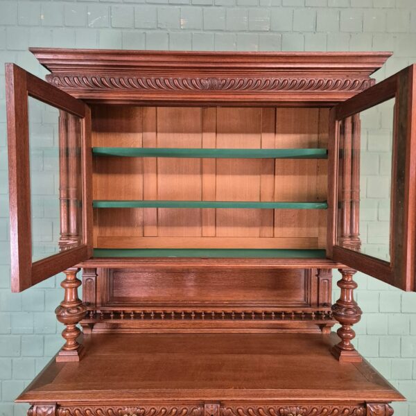 Cabinet Gründerzeit 1880 Oak - Image 15