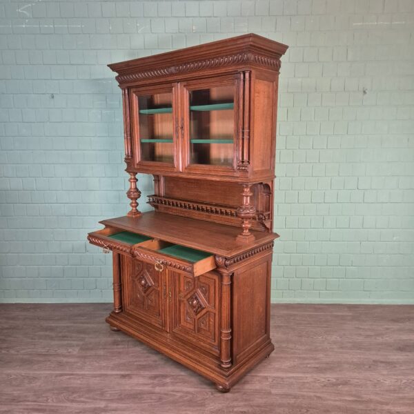 Cabinet Gründerzeit 1880 Oak - Image 19