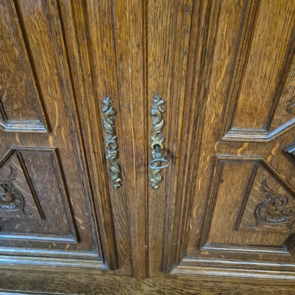 Cabinet Gründerzeit 1880 Oak - Image 8