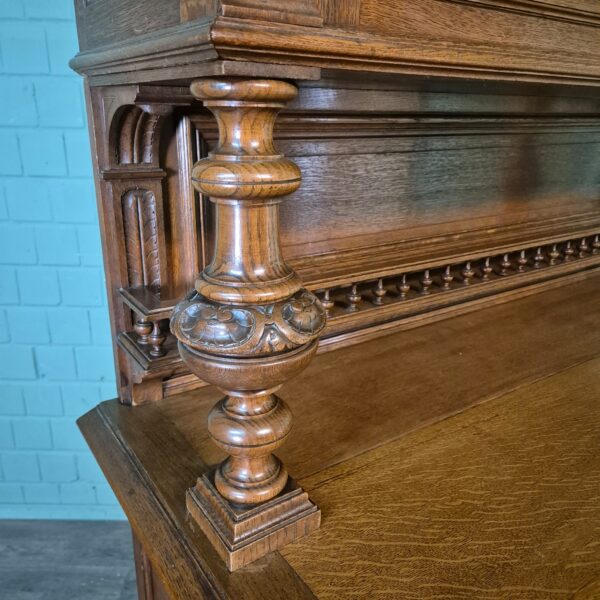 Cabinet Gründerzeit 1880 Oak - Image 6