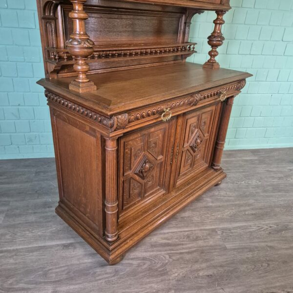 Cabinet Gründerzeit 1880 Oak - Image 5