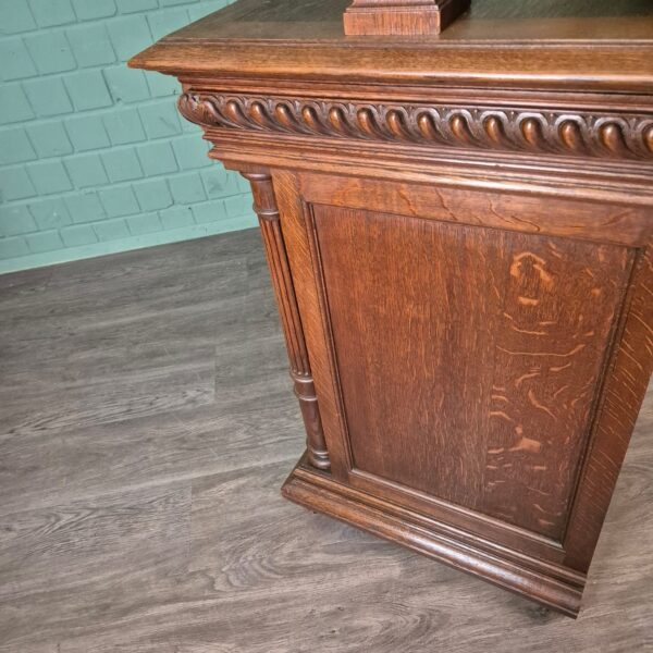 Cabinet Gründerzeit 1880 Oak - Image 24