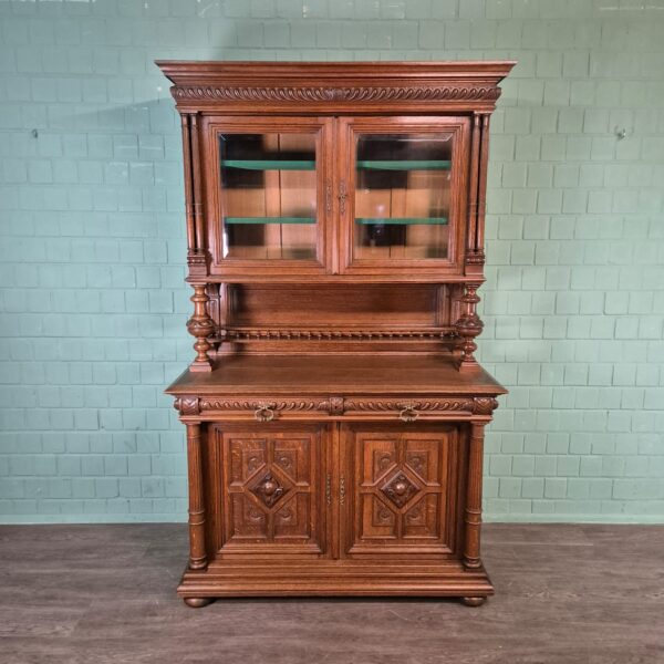 Cabinet Gründerzeit 1880 Oak - Image 3
