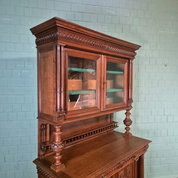 Cabinet Gründerzeit 1880 Oak - Image 4