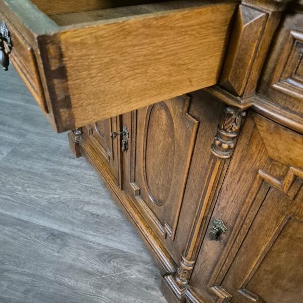 Sideboard Gründerzeit 1880 Oak - Image 11