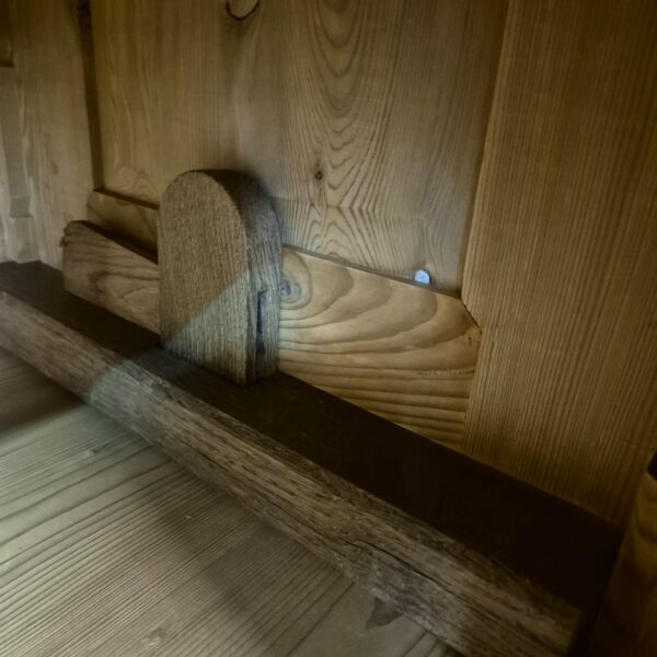 Wardrobe Biedermeier 1850 Pine - Image 16