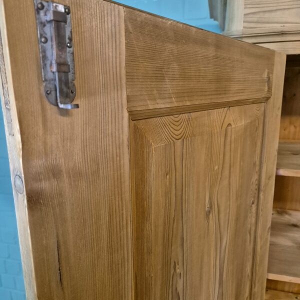 Wardrobe Biedermeier 1850 Pine - Image 12