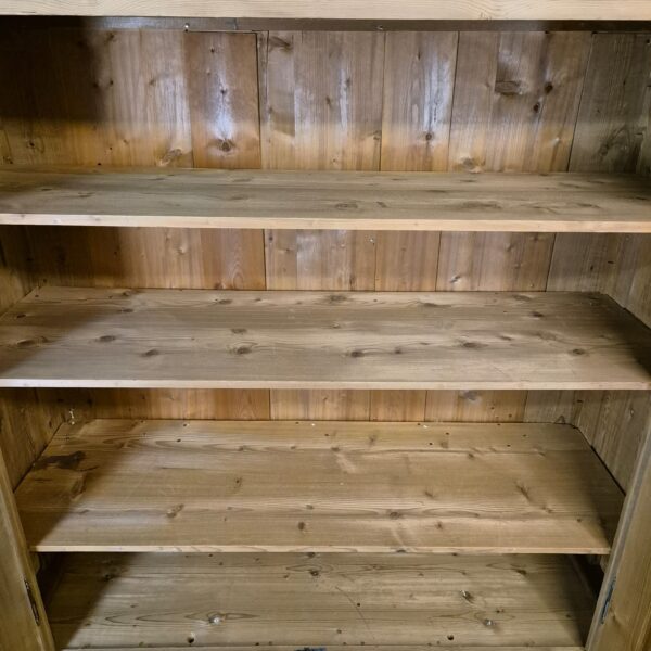 Wardrobe Biedermeier 1850 Pine - Image 13