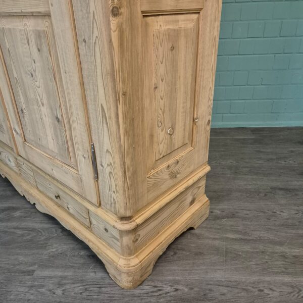 Wardrobe Biedermeier 1850 Pine - Image 9