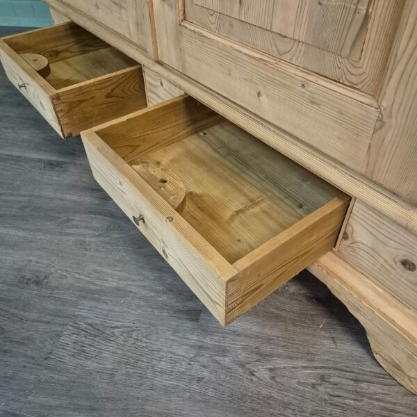 Wardrobe Biedermeier 1850 Pine - Image 18