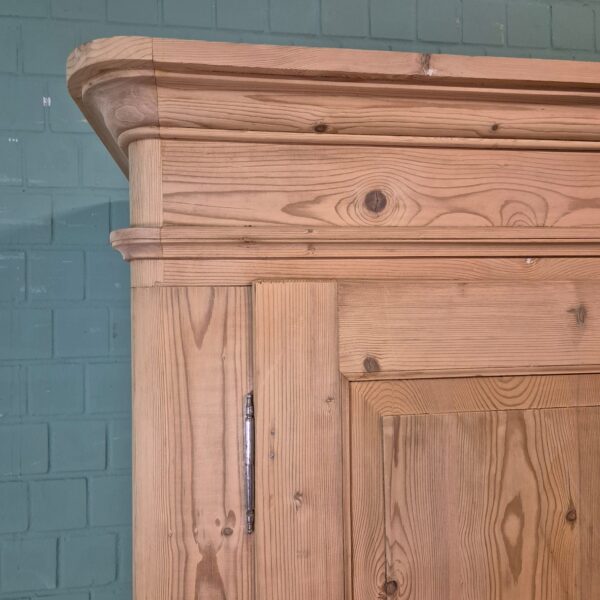 Wardrobe Biedermeier 1850 Pine - Image 6