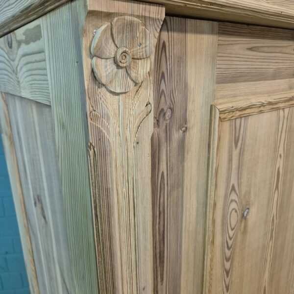 Wardrobe Jugendstil 1900 Pine - Image 6