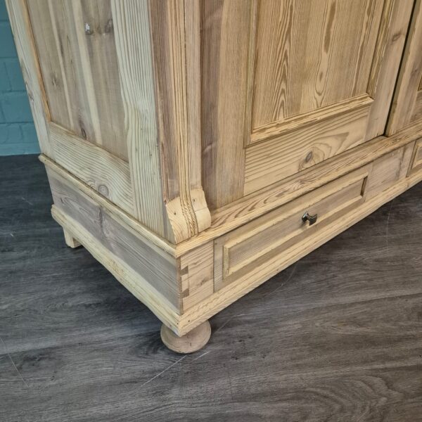 Wardrobe Jugendstil 1900 Pine - Image 7