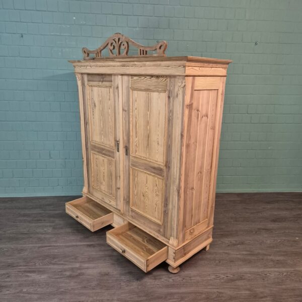 Wardrobe Jugendstil 1900 Pine - Image 16