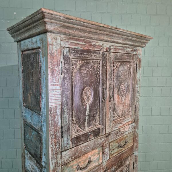 Cabinet Solid Wood Shabby-Chic 1,00 m - Image 5