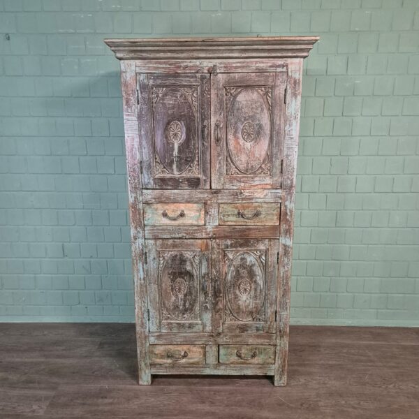 Cabinet Solid Wood Shabby-Chic 1,00 m - Image 3