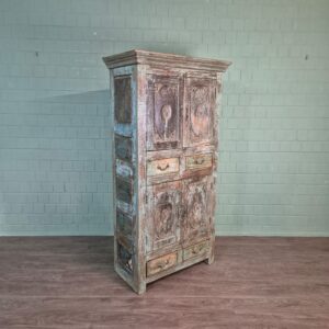 Cabinet Solid Wood Shabby-Chic 1,00 m