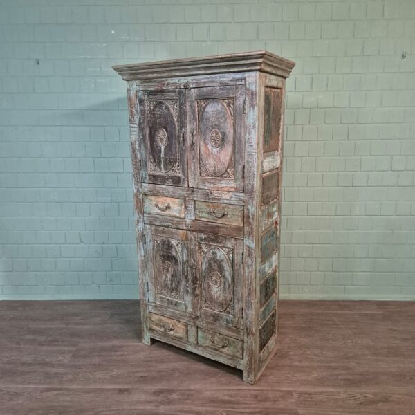 Cabinet Solid Wood Shabby-Chic 1,00 m - Image 4