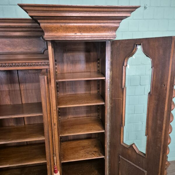 Cabinet Neo-baroque 1890 Oak - Image 20