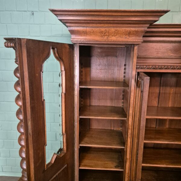 Cabinet Neo-baroque 1890 Oak - Image 19