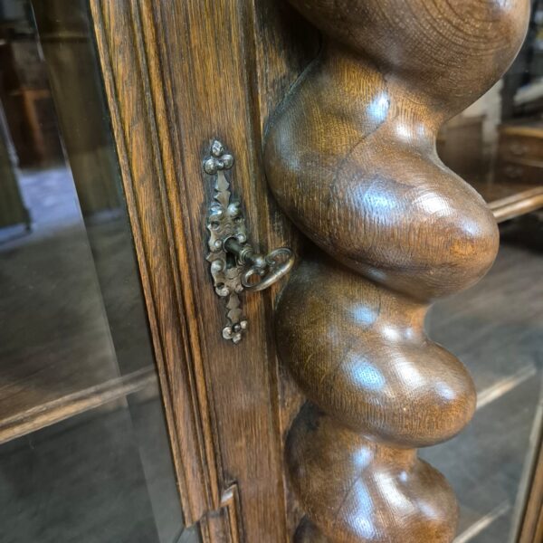 Cabinet Neo-baroque 1890 Oak - Image 14