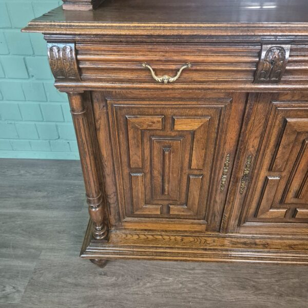 Cabinet Gründerzeit 1880 Oak - Image 12